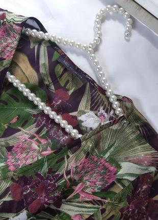 Фирменное стильное качественное вискозное платье цветочный принт7 фото