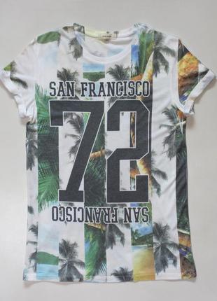 Симпатична футболка з пляжним принтом від river island