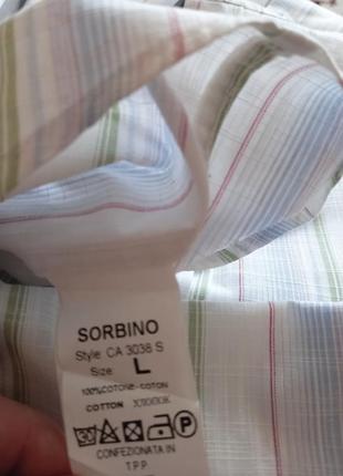 Мужская рубашка итальянского бренда sorbino6 фото