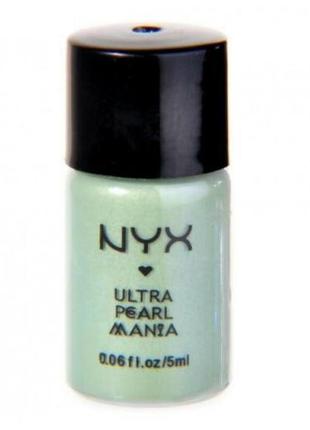 Пігмент для повік nyx ultra pearl mania eyeshadow pigmenta grass