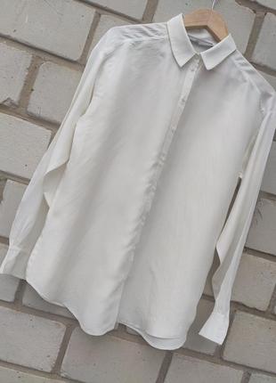 Шовкова сорочка  вільного крою р. м-l-xl3 фото
