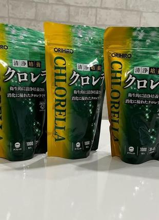 Хрелелла chlorella 1000 штук на 40 дней, япония