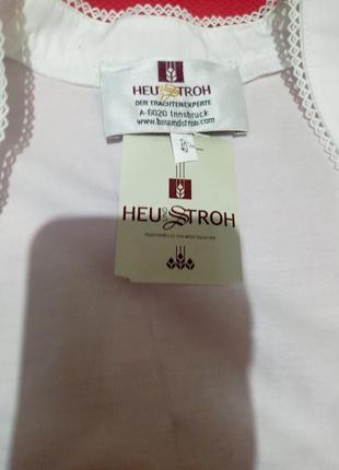 Кроп-топ/ блуза белая короткая heu und stroh6 фото
