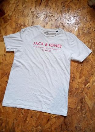Коттоновая футболка jack jones