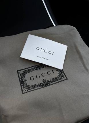 Кругла шкіряна сумочка gucci чорного кольору2 фото