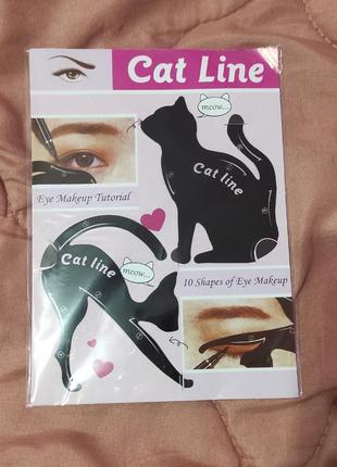 Трафарет для макіяжу очей "кішка"6 фото