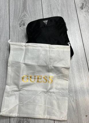 Оригінальна сумка guess glasic eco logo lettering crossbody bag men7 фото