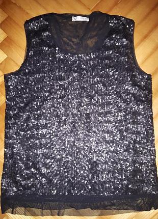 Шикарный топ в пайетки от susymix! p.-s/m