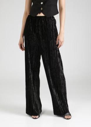 Велюровые штанишки палаццо m&s u920/eur48