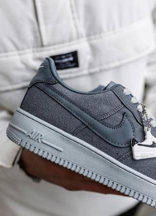 Nike air force 1 low gray core white.7 фото