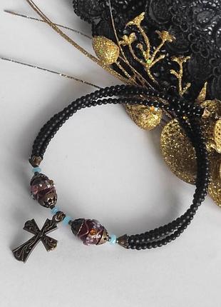 Намисто з венеційки і кераміки "моя сила."