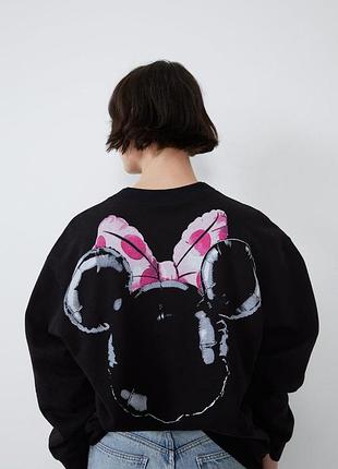 Світшот двонитка minnie mouse від zara 2