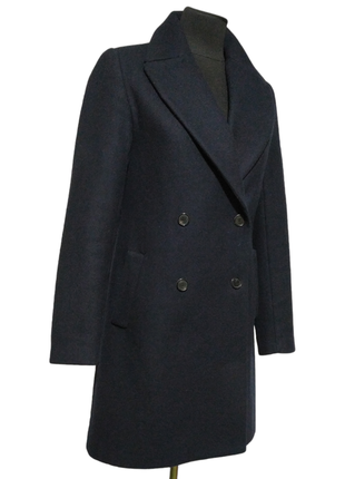 Базовое двубортное пальто zara2 фото