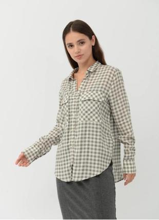 Рубашка в клетку h&m