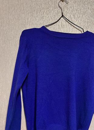 Кофточка весенняя женская цвет электрик джемпер свитер4 фото