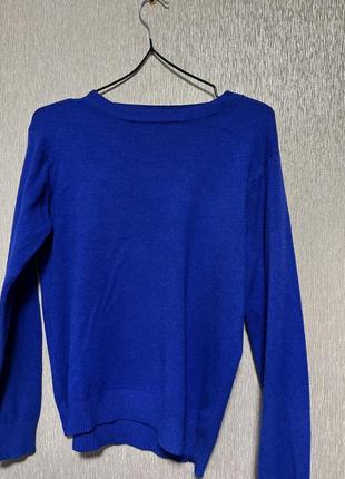 Кофточка весенняя женская цвет электрик джемпер свитер2 фото