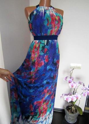 Роскошное шикароное воздушное шифоновое платье от little mistress