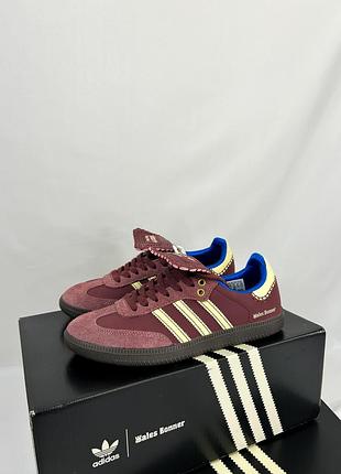 🤎кросівки adidas samba nylon wales bonner fox brown 37