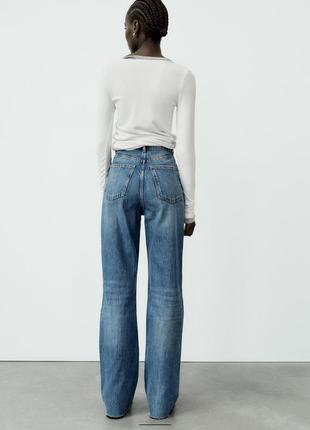 Джинси zara wide leg9 фото