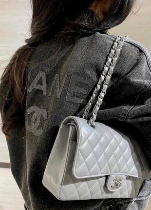 Джинсовая куртка шанель chanel джинсовка7 фото