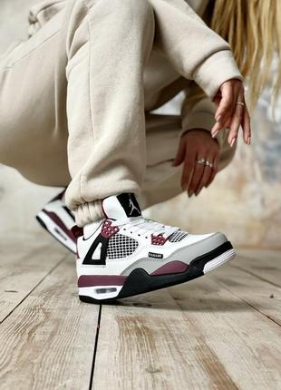 Кроссовки Air jordan Official 3 4 psg белые женские / мужские