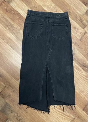 Джинсовая юбка zara 2