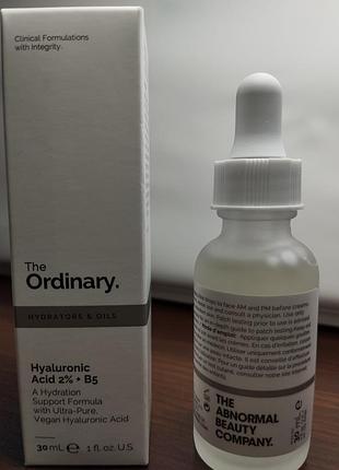 Сыворотка the ordinary для лица с гиалуроновой кислотой + b5, 30мл