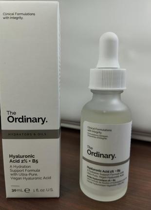 Сыворотка the ordinary для лица с гиалуроновой кислотой + b5, 30мл