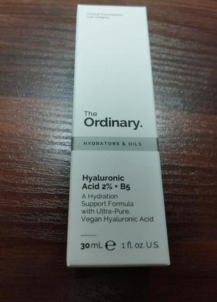 Сыворотка the ordinary для лица с гиалуроновой кислотой + b5, 30мл