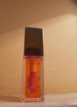 Clarins eclat minute lip comfort oil (тестер)1 фото