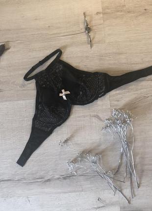 Шикарный кружевной лиф бра от дорогого бренда hunkemoller 80c на косточках1 фото