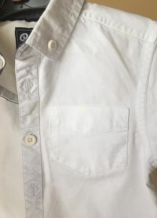Белая рубашка для мальчика 2-3 года4 фото