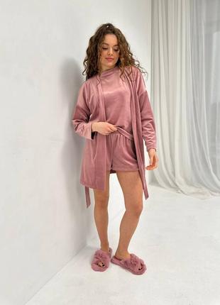 Велюровий домашній костюм