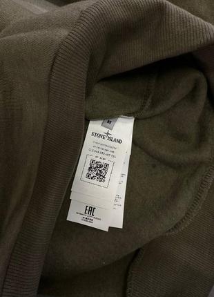 Худи stone island хаки 3