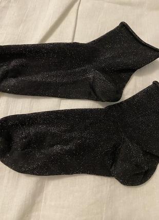Шкарпетки 37 36 з невеликим люрексом