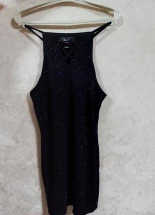 Коктельна сукня люрексова1 фото