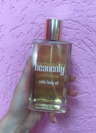 Масло для тіла heavely satin body oil victoria's secret1 фото