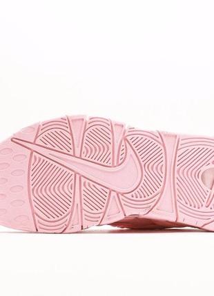 Nike uptempo pink, кроссовки женские высокие найк, кроссовки женские весна-осень, кроссовки женкие найк5 фото