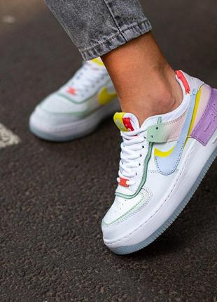 Кроссовки женские nike air force shadow multi-color