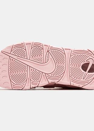 Женские кроссовки найк розовые nike uptempo pink, женккие кроссовки найсокое демисезонное3 фото