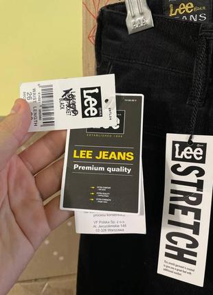 Женские черные джинсы вельвет lee welt pocket stretch premium3 фото