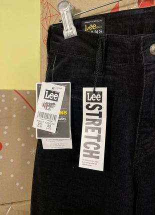 Женские черные джинсы вельвет lee welt pocket stretch premium2 фото