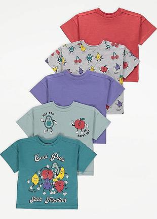 Бавовняні футболки george на хлопчика 2-3, 4-5, 5-6 років