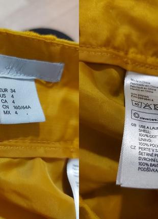 Котоновая юбка ришелье, прошва h&m⁰9 фото