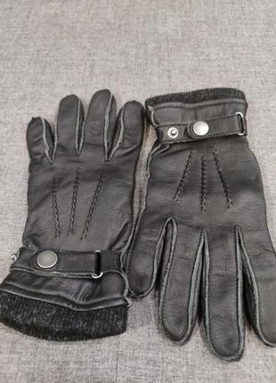 Красивые мужские кожаные перчатки2 фото