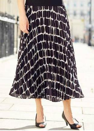 Более расклешенная юбка плиссе 🖤🤍