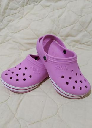 Клоги, кроксы crocs j 1, р 31-32