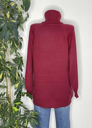 Свитер кашемир удлиненный джемпер однотонный кофта теплая натуральная свитер оверсайс баллантайн5 фото