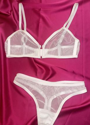 Комплект білизни з еластичної сітки