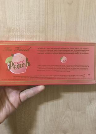 Too faced sweet peach2 фото